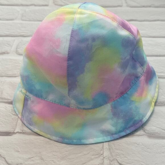 Toddler Girls 2T Calvin Klein Vest & Wonder Nation OS Hat Blue Yellow Pink - Picture 11 of 16